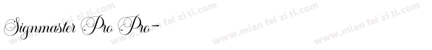 Signmaster Pro Pro字体转换